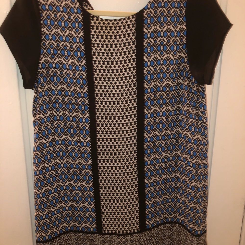 Patterned Shift Dress - image 2